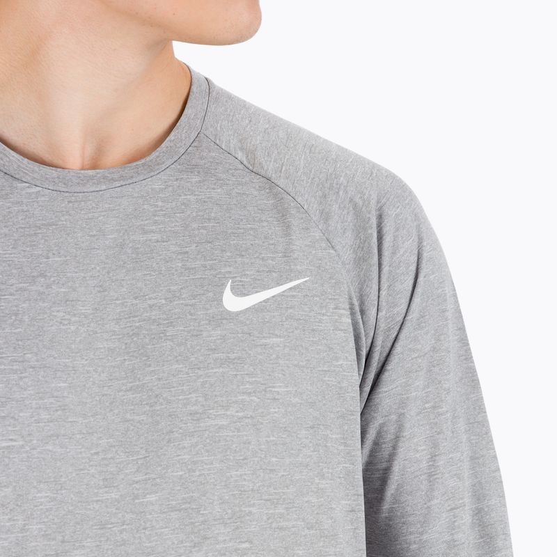 Longsleeve męski Nike Heather Hydroguard particle grey 4