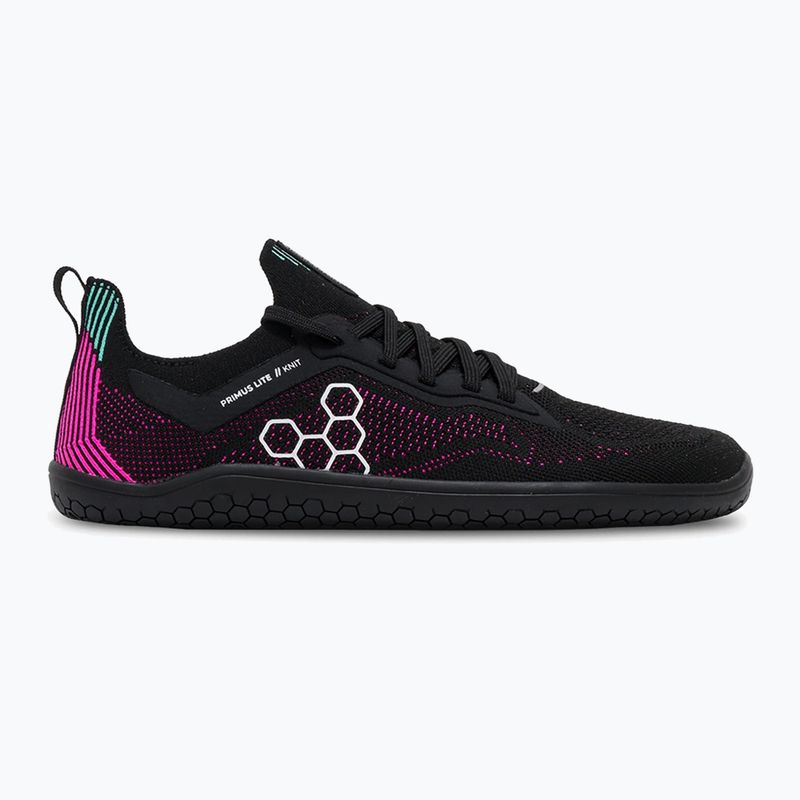 Buty barefoot damskie Vivobarefoot Primus Lite Knit obsidian/ vibrant pink