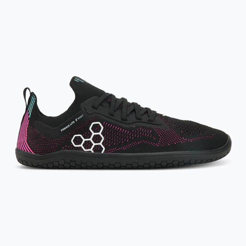Buty barefoot damskie Vivobarefoot Primus Lite Knit obsidian/ vibrant pink 2
