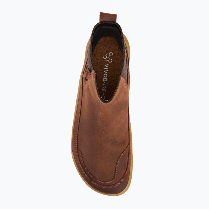 Buty barefoot damskie Vivobarefoot Gobi Chelsea cinnamon 5