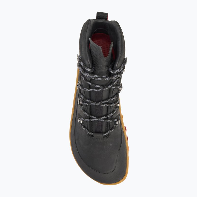 Buty barefoot męskie Vivobarefoot Tracker Leather obsidian 5