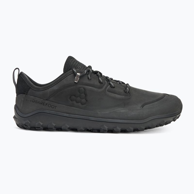 Buty barefoot męskie Vivobarefoot Tracker Leather Low obsidian 2