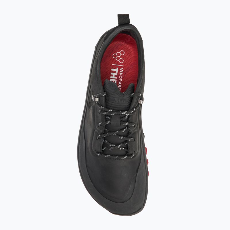 Buty barefoot męskie Vivobarefoot Tracker Leather Low obsidian 5