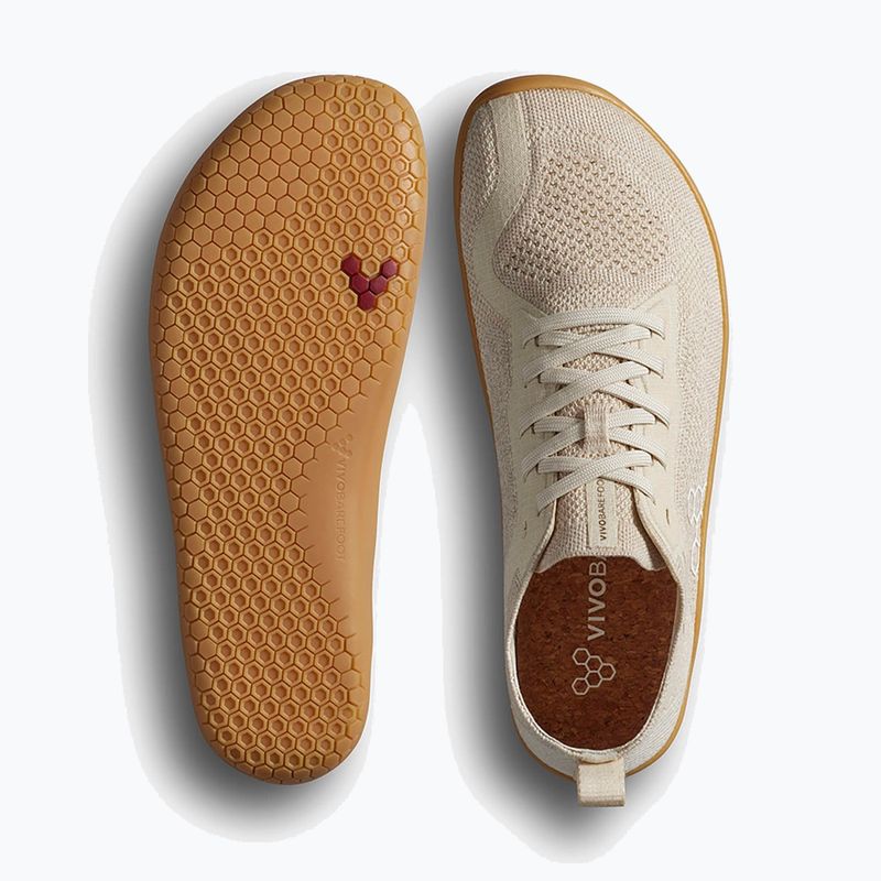 Buty barefoot męskie Vivobarefoot Primus Lite Knit egret 11