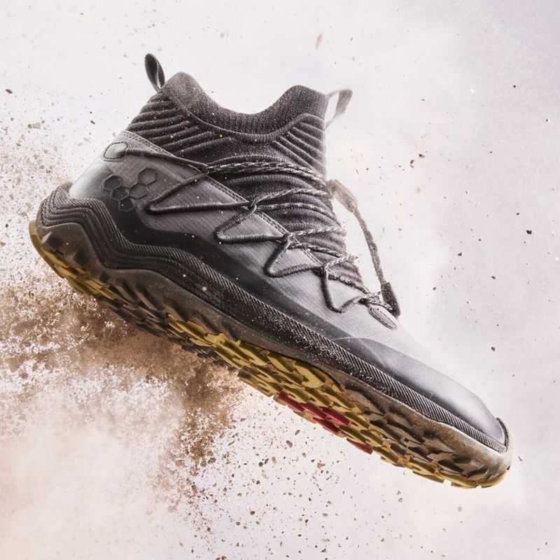 Buty barefoot męskie Vivobarefoot Primus Trail Flow Mid dark shadow 9