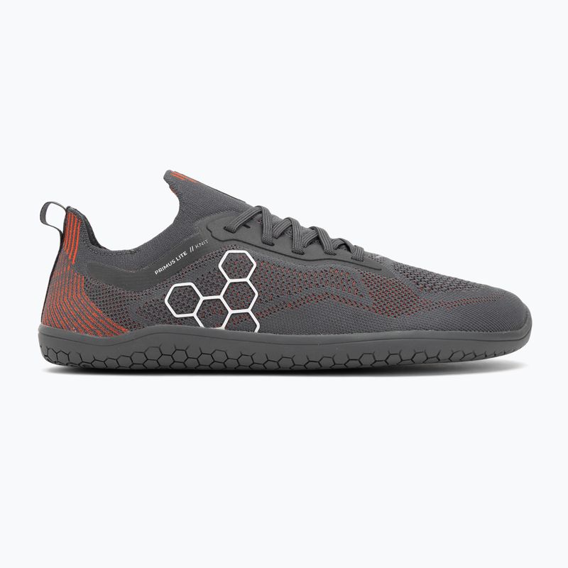 Buty barefoot męskie Vivobarefoot Primus Lite Knit obsidian/cherry tomato 2
