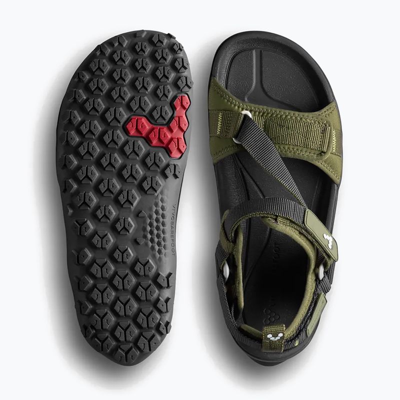 Sandały barefoot damskie Vivobarefoot Tracker Ora dark olive 5