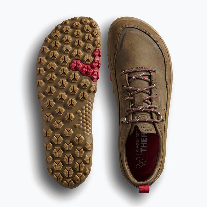 Buty barefoot męskie Vivobarefoot Tracker Leather Low bracken 5