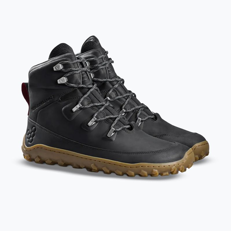 Buty barefoot męskie Vivobarefoot Tracker Leather obsidian 3