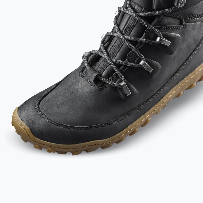 Buty barefoot męskie Vivobarefoot Tracker Leather obsidian 6