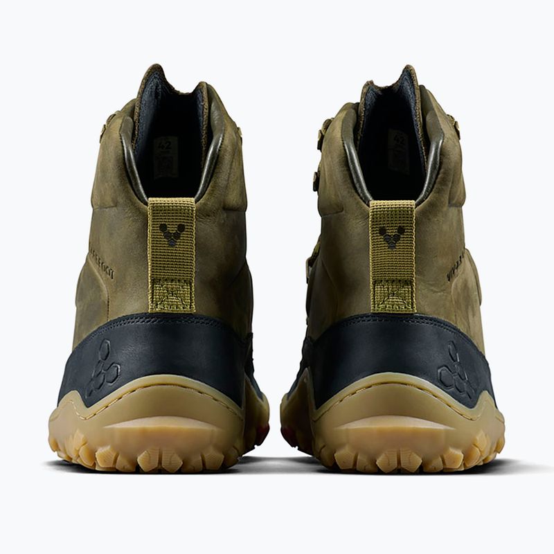 Buty barefoot męskie Vivobarefoot Tracker Leather dark olive 4