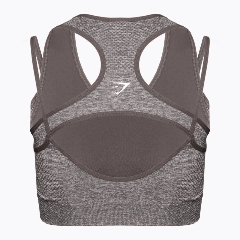 Biustonosz treningowy Gymshark Vital Rise Sports grey 2