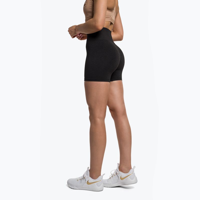 Spodenki treningowe damskie Gymshark Vital Seamless black marl 3
