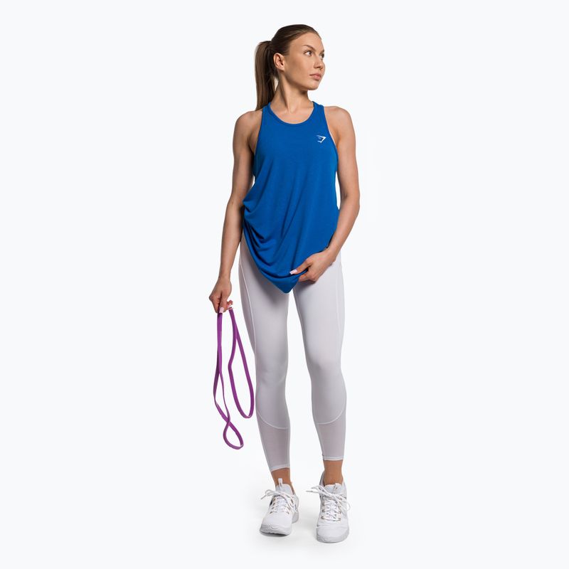 Koszulka treningowa damska Gymshark Training Oversized Tank sprint blue 2