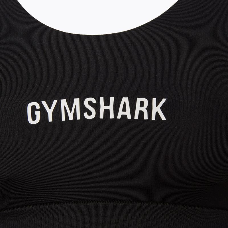 Biustonosz treningowy Gymshark Brezze Lightweight Seamless black 3