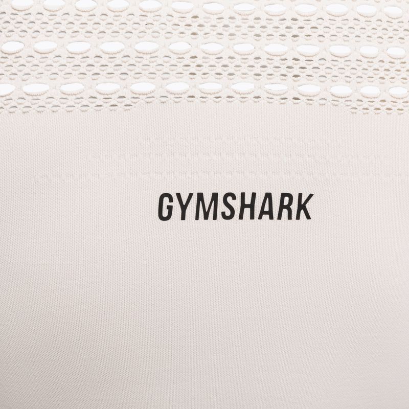 Top treningowy damski Gymshark Energy Seamless Crop Top cream white 7