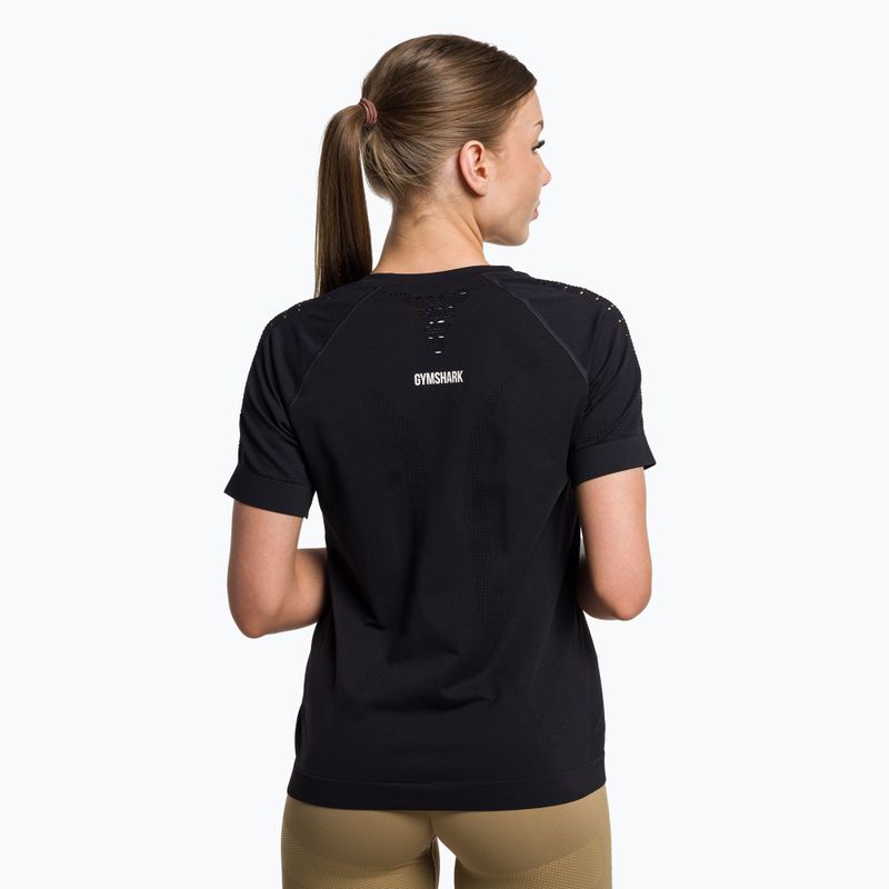 Koszulka treningowa damska Gymshark Energy Seamless black 3