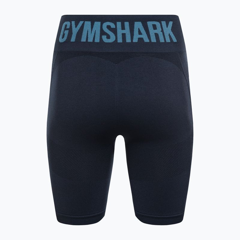 Spodenki treningowe damskie Gymshark Flex Cycling navy blue 7