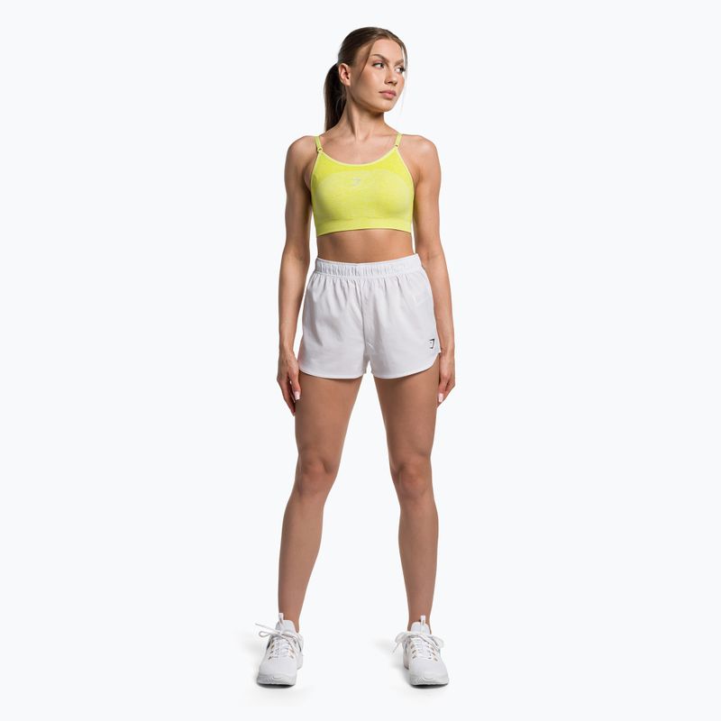 Spodenki treningowe damskie Gymshark Basic Loose Training white 2