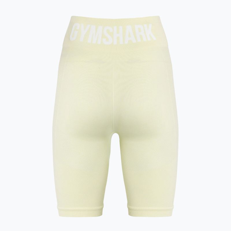 Spodenki treningowe damskie Gymshark Flex Cycling green / marl 2