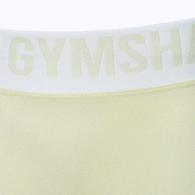 Legginsy treningowe damskie Gymshark Flex Low Rise green / marl 3