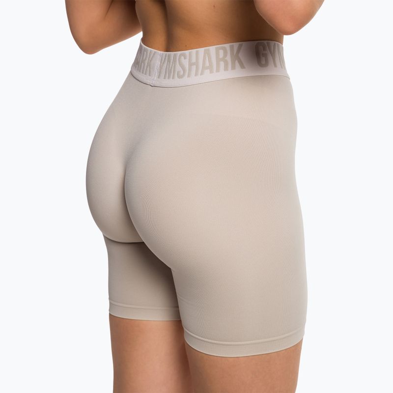 Spodenki treningowe damskie Gymshark Fit Cycling pebble grey 4