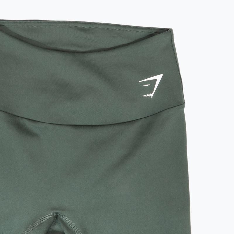 Legginsy treningowe damskie Gymshark Training Full Length obsidian/green 3