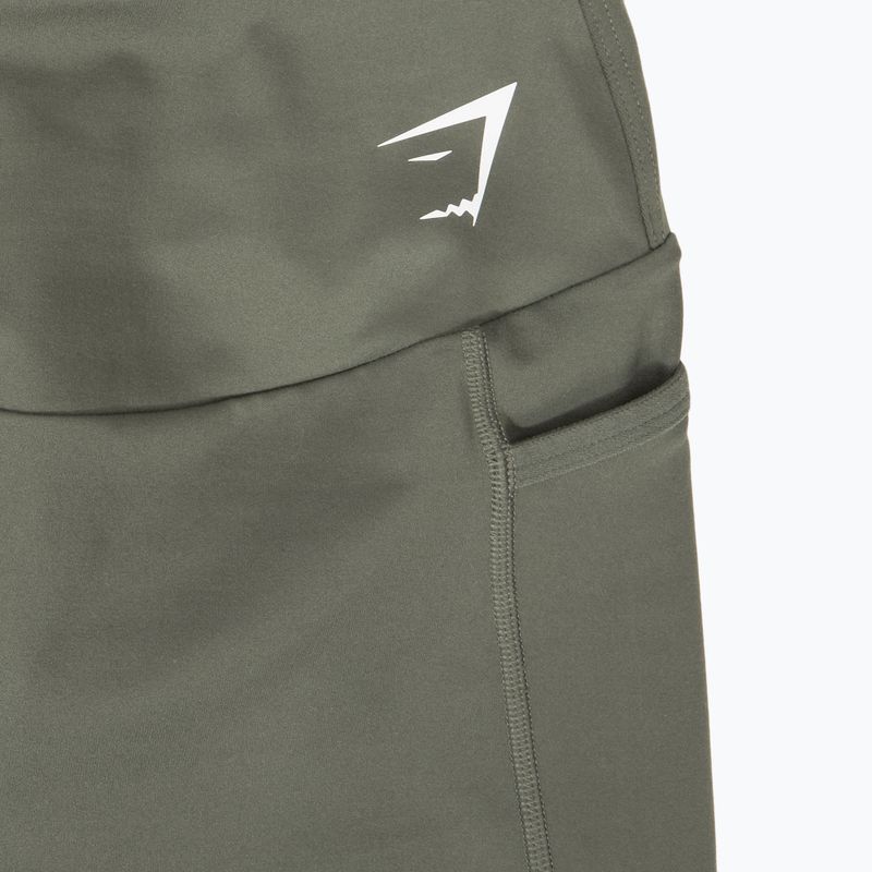 Legginsy treningowe damskie Gymshark Training Mesh green 3