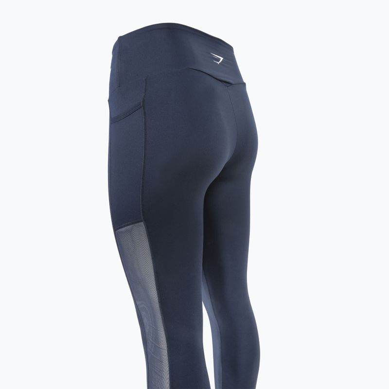 Legginsy treningowe damskie Gymshark Training Mesh blue 5