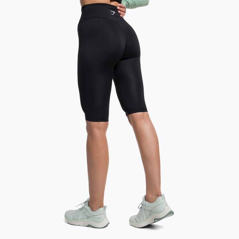 Legginsy treningowe damskie Gymshark Training Cropped black/white 3