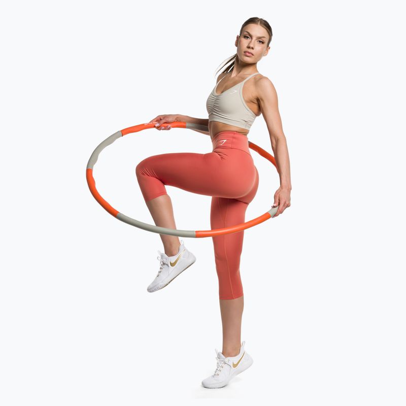 Legginsy treningowe damskie Gymshark Training 7/8 earth orange 2