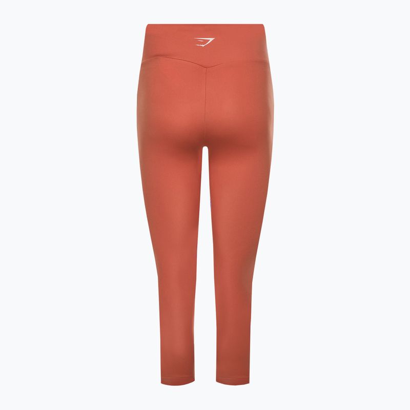 Legginsy treningowe damskie Gymshark Training 7/8 earth orange 6