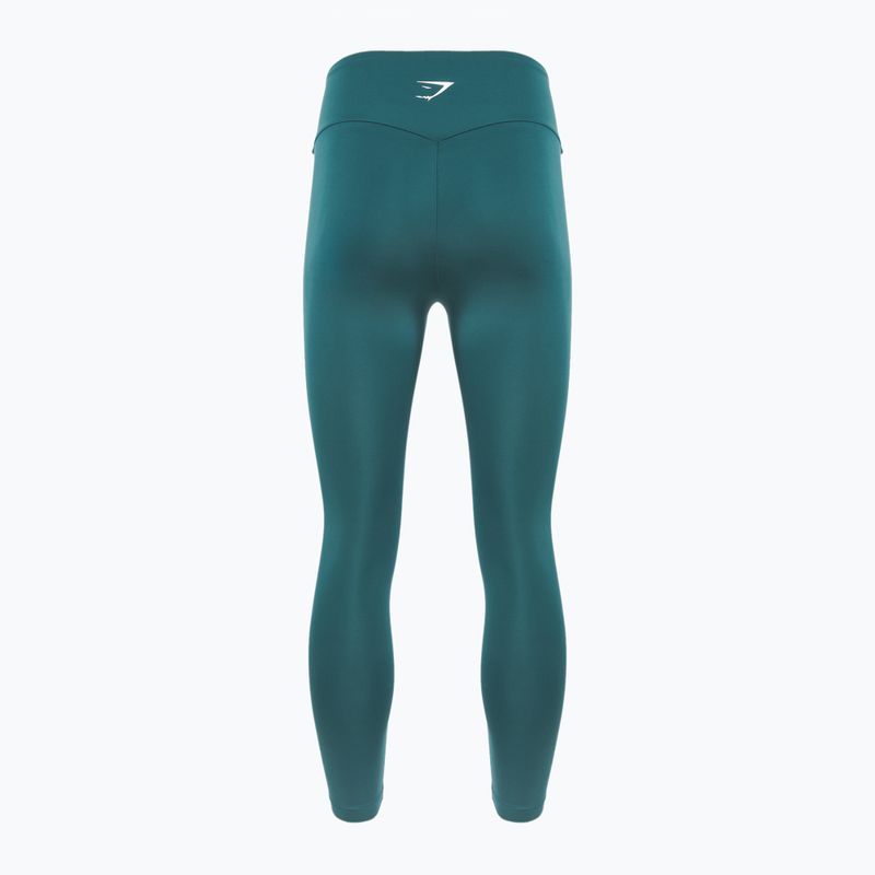 Legginsy treningowe damskie Gymshark Training 7/8 teal 2