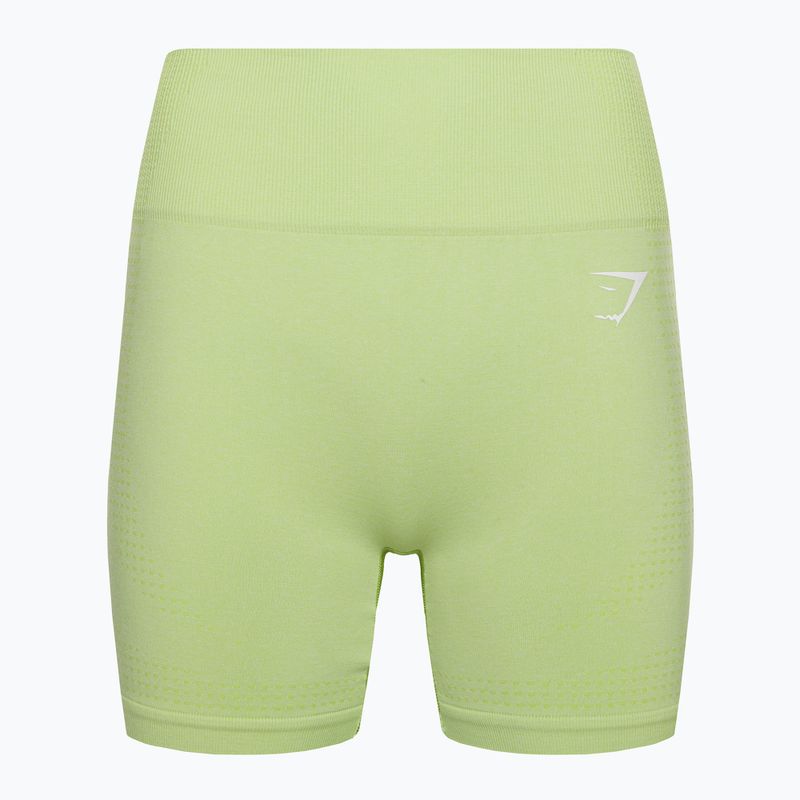 Spodenki treningowe damskie Gymshark Vital Seamless neon yellow 5