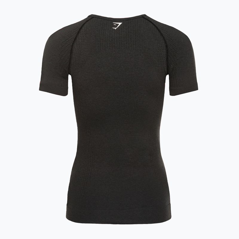 Koszulka treningowa damska Gymshark Vital Seamless black/marl 6