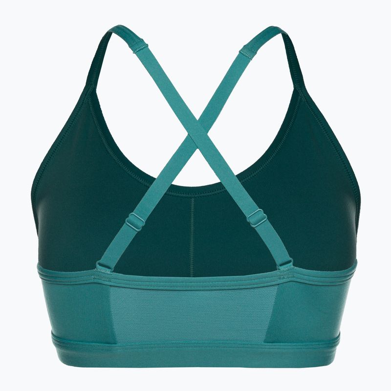 Biustonosz treningowy Gymshark Ruched Training Sports fauna teal 6