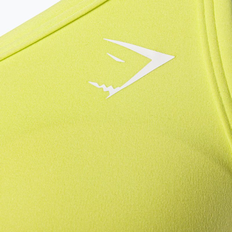 Biustonosz treningowy Gymshark Ruched Training Sports glitch yellow 7