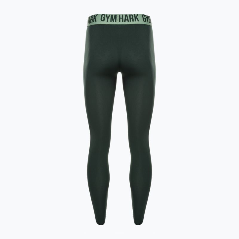 Legginsy treningowe damskie Gymshark Fit obsidian green 6