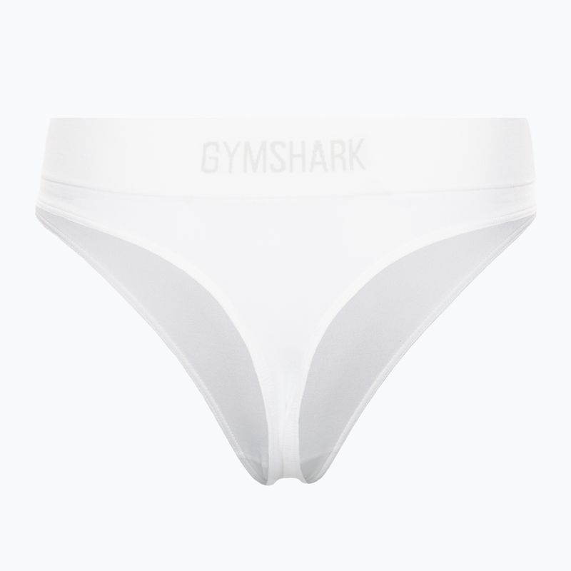 Stringi damskie Gymshark Seamless High Rise white 2