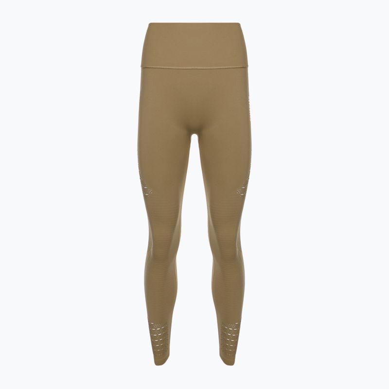 Legginsy treningowe damskie Gymshark Energy Seamless biscotti brown/white 5