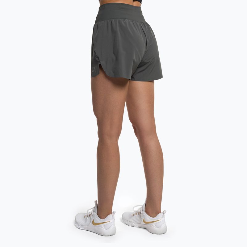 Spodenki treningowe damskie Gymshark Speed dark/grey 3