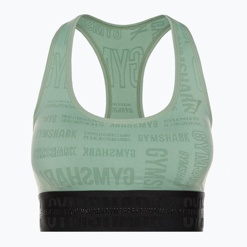 Biustonosz treningowy Gymshark Vision Sports green/black 5