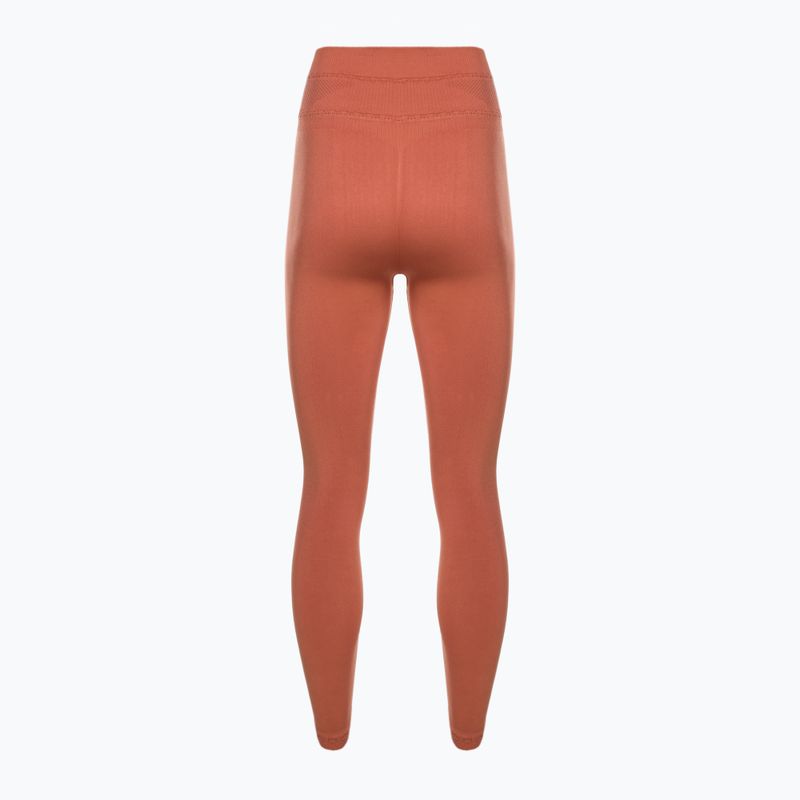 Legginsy treningowe damskie Gymshark Studio earth orange 6