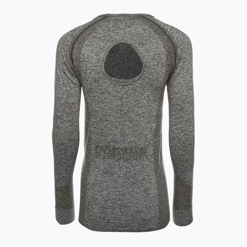 Longsleeve treningowy damski Gymshark Flex Top charcoal grey marl 7