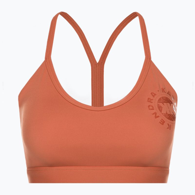 Biustonosz treningowy Gymshark KK Twins Sports earth orange 5