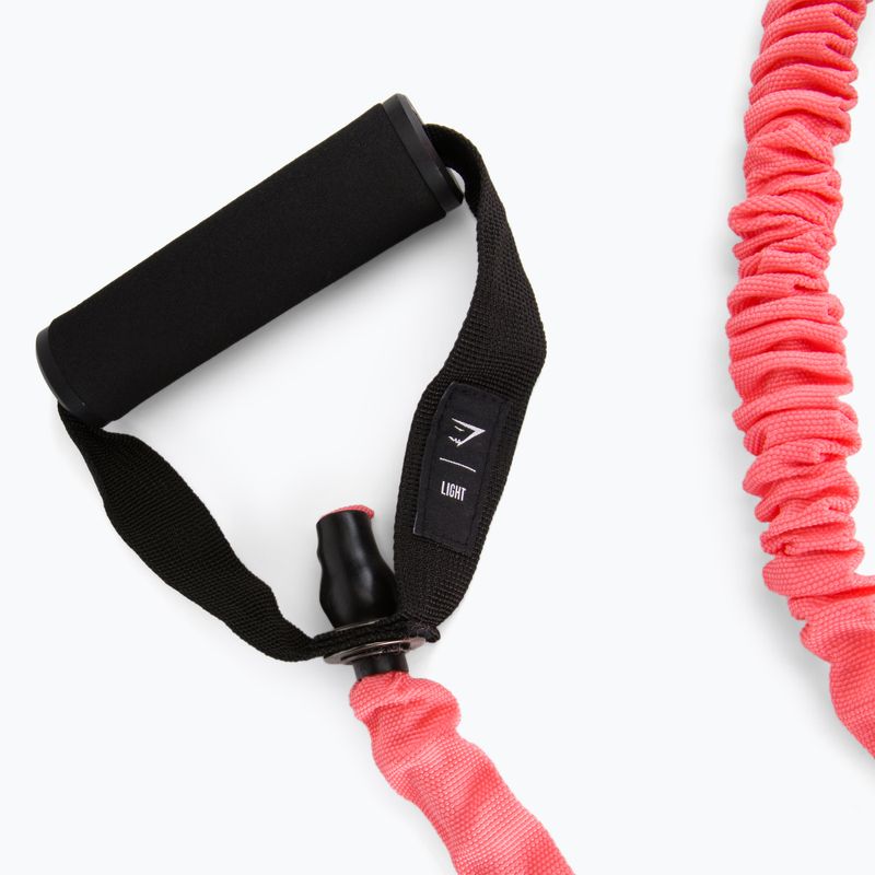 Ekspander do ćwiczeń Gymshark Whitney V3 Light Resistance red 2
