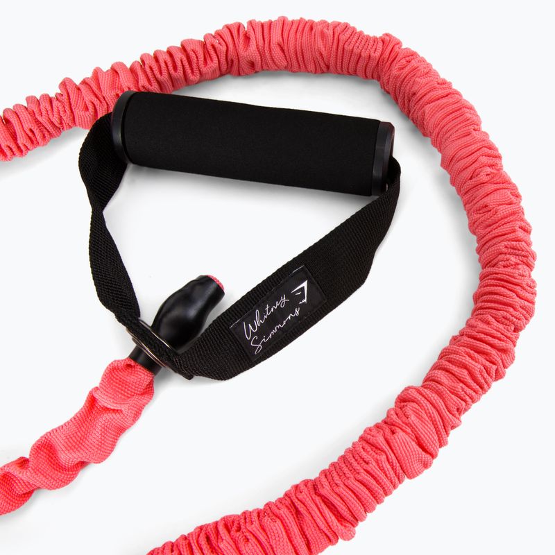 Ekspander do ćwiczeń Gymshark Whitney V3 Light Resistance red 3
