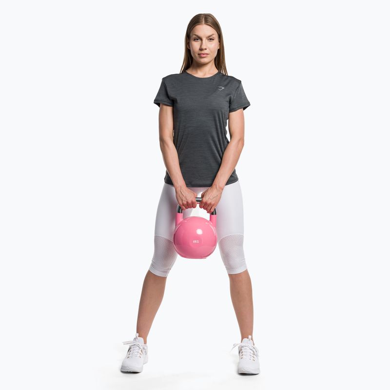 Koszulka treningowa damska Gymshark Running Top SS dark/grey 2
