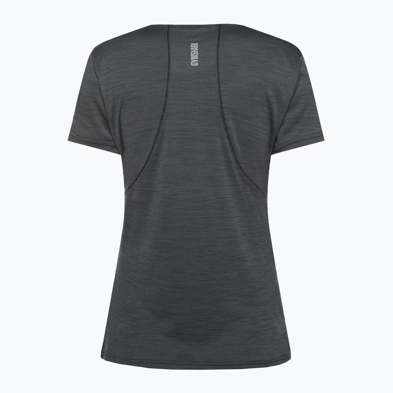 Koszulka treningowa damska Gymshark Running Top SS dark/grey 6