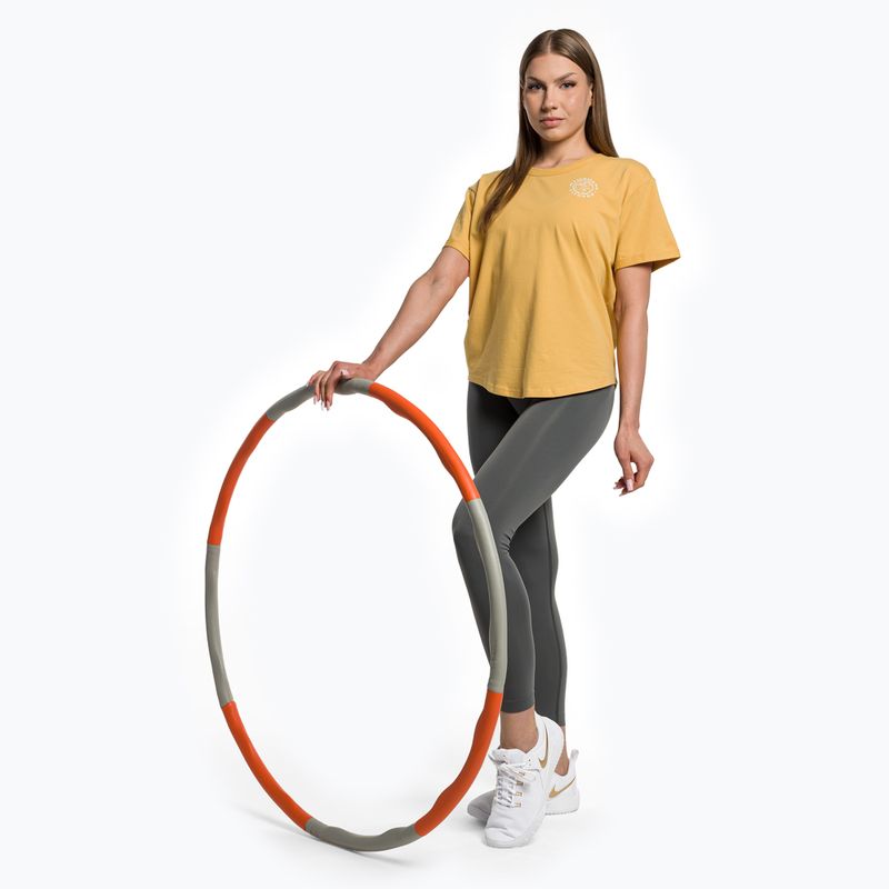 Koszulka treningowa damska Gymshark GFX Legacy Tee yellow/white 2